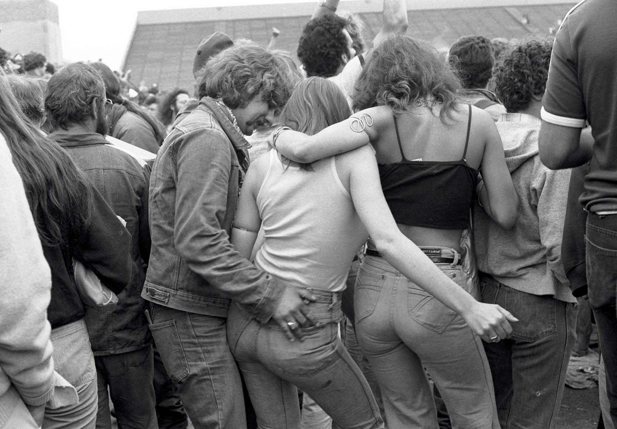 Rolling Stones concert in JFK stadium.